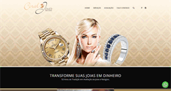Desktop Screenshot of coraljoias.com.br